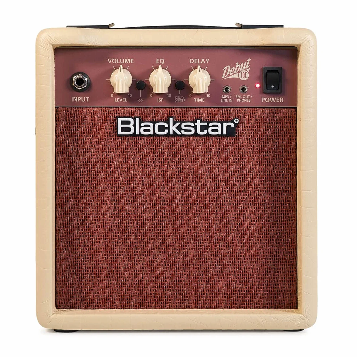 Blackstar Debut 10E Combo Wzmacniacz gitary elektrycznej dla początkujących z efektem opóźnienia 10 W Wejście słuchawki/linia w MP3 Playback